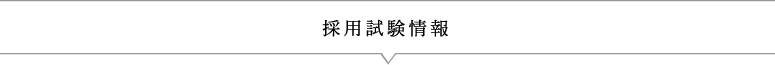 採用試験情報